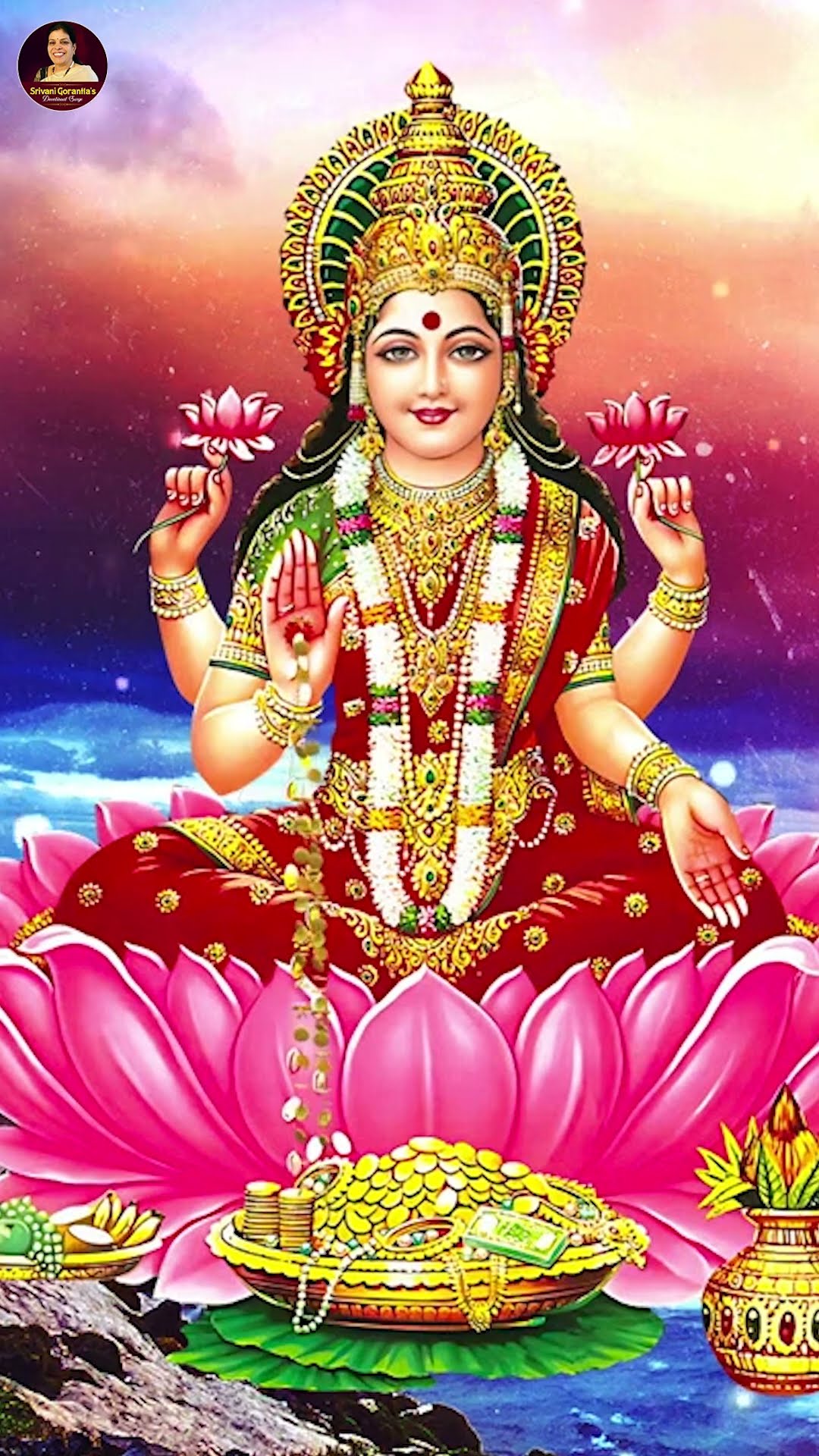 Astalakshmi Sthotram | Lakshmi Devi Stotram | Latest Devotional Videos | #Ytshorts | SrivaniGorantla